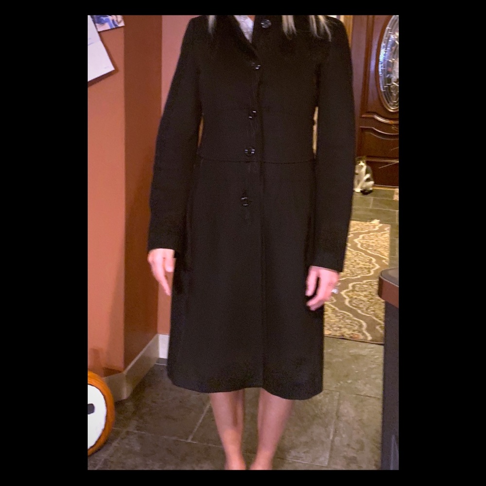 ZARA BLACK MIDI COAT